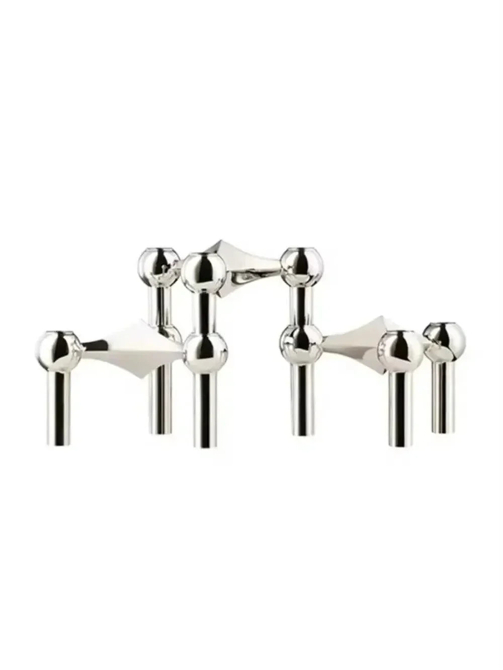 Candle Holder with Interconnected Stackable Elements