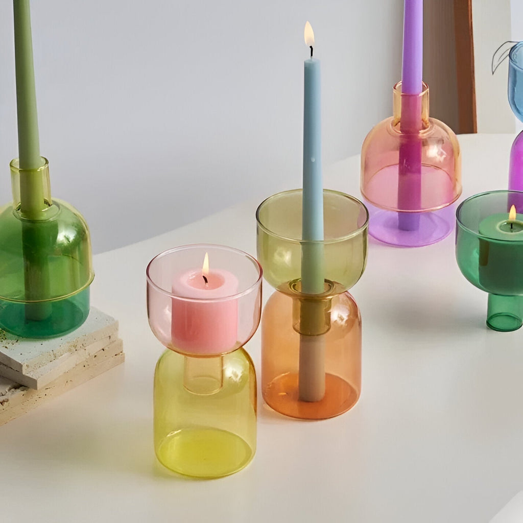 Ceramic Candle Holder and Vase