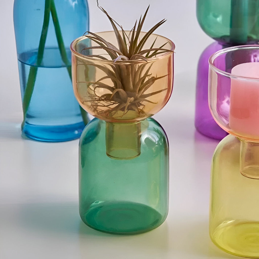 Ceramic Candle Holder and Vase