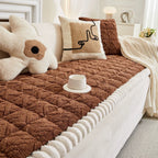 Diamond Quilted Sofa Cover