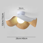 Flush Mount Ceiling Light with Resin and Iron