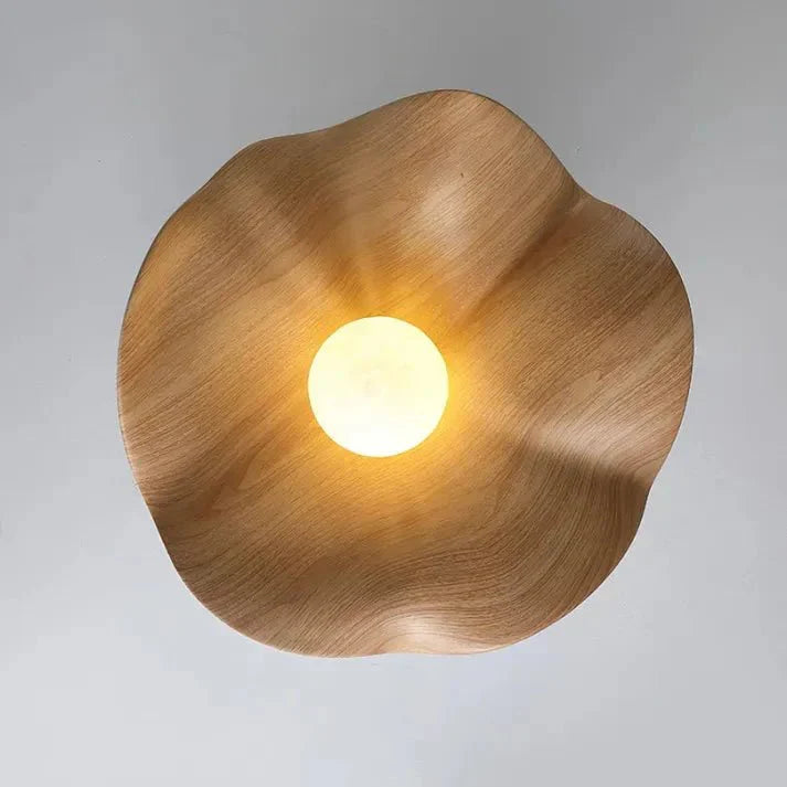 Flush Mount Ceiling Light with Resin and Iron