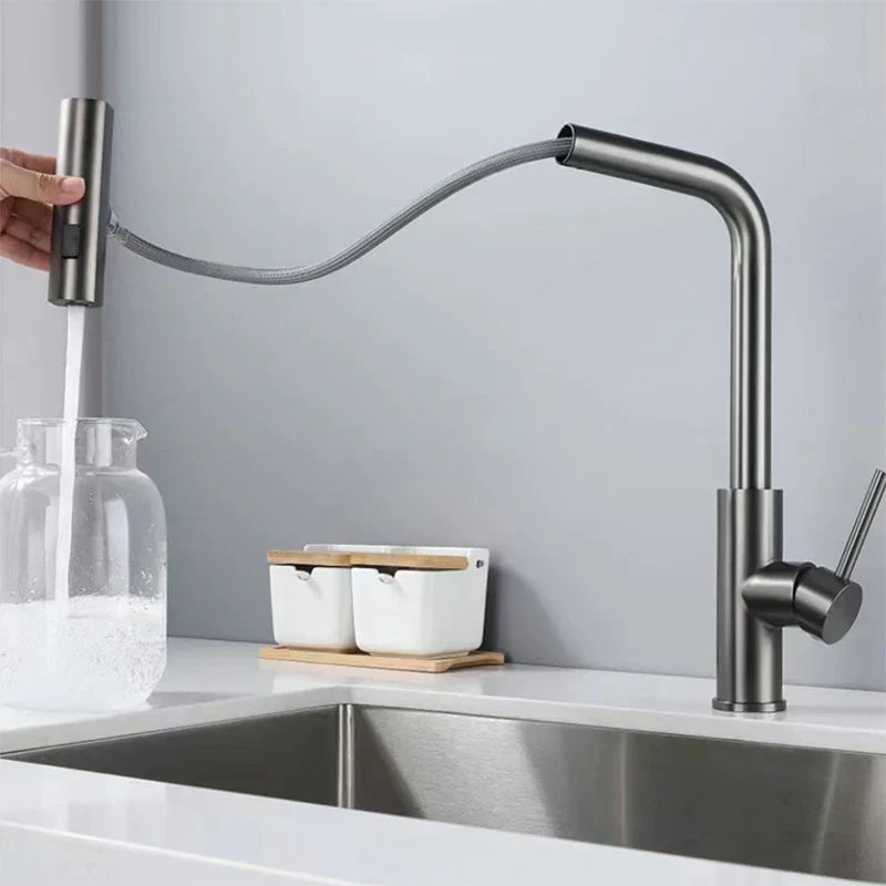 Kitchen Faucet with Pull-Out Hose