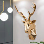 Resin Deer Head Wall Sculpture