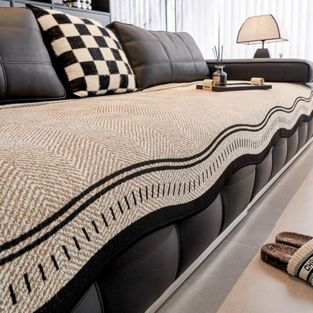 Sofa Cover with Anti-Slip Backing