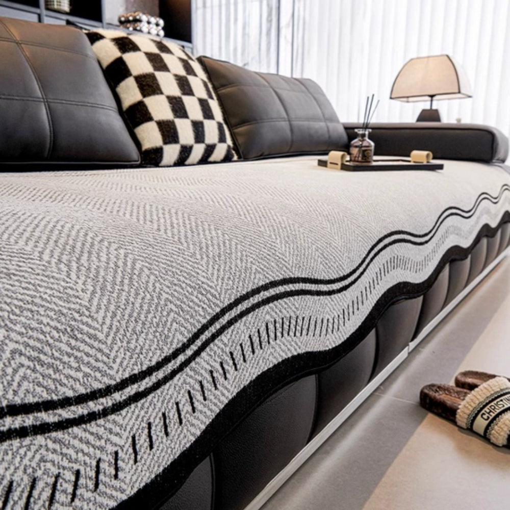 Sofa Cover with Anti-Slip Backing