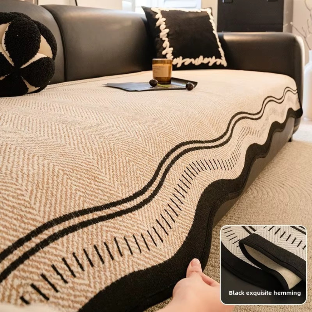 Sofa Cover with Anti-Slip Backing
