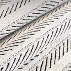 Sofa Cover with Herringbone Pattern