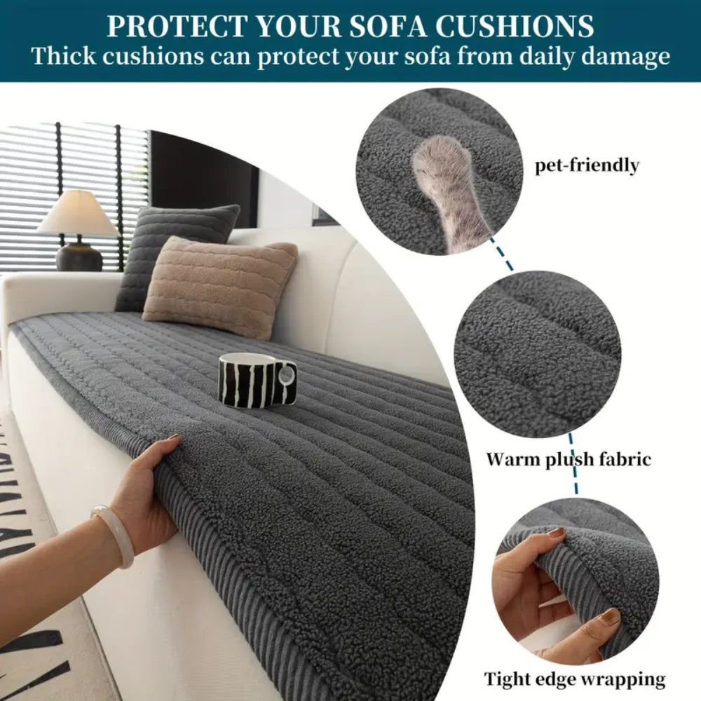 Sofa Cover with Non-Slip Backing