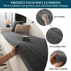 Sofa Cover with Non-Slip Backing