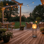 Solar-Powered Outdoor Floor Lamp