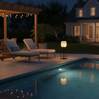 Solar-Powered Outdoor Floor Lamp