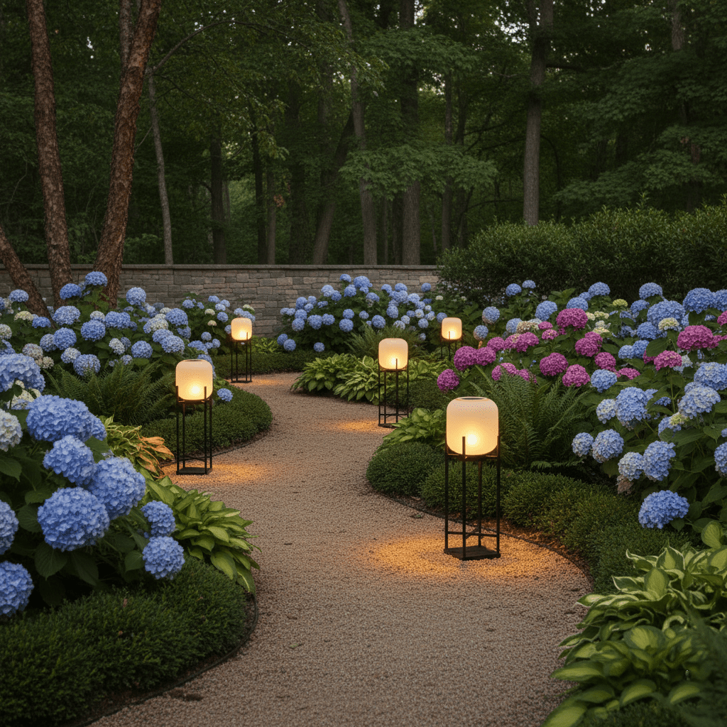 Solar-Powered Outdoor Floor Lamp