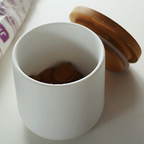 Storage Jars with Wooden Lids