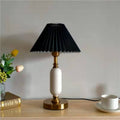 Table Lamp with Pleated Shade