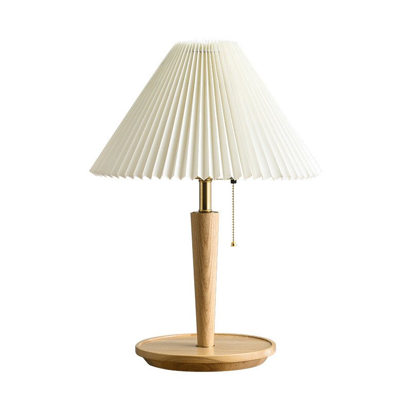 Table Lamp with Walnut Wood Base