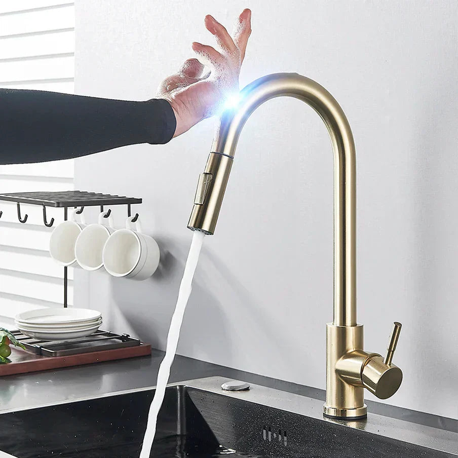 Touch Activated Kitchen Faucet
