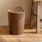Trash Bin with Rotating Lid
