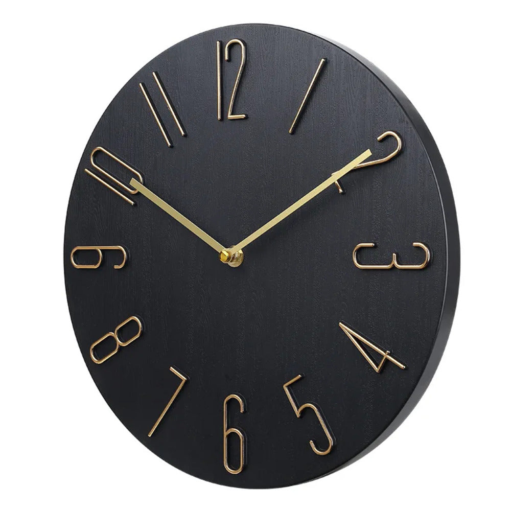 Wall Clock with Plastic Frame