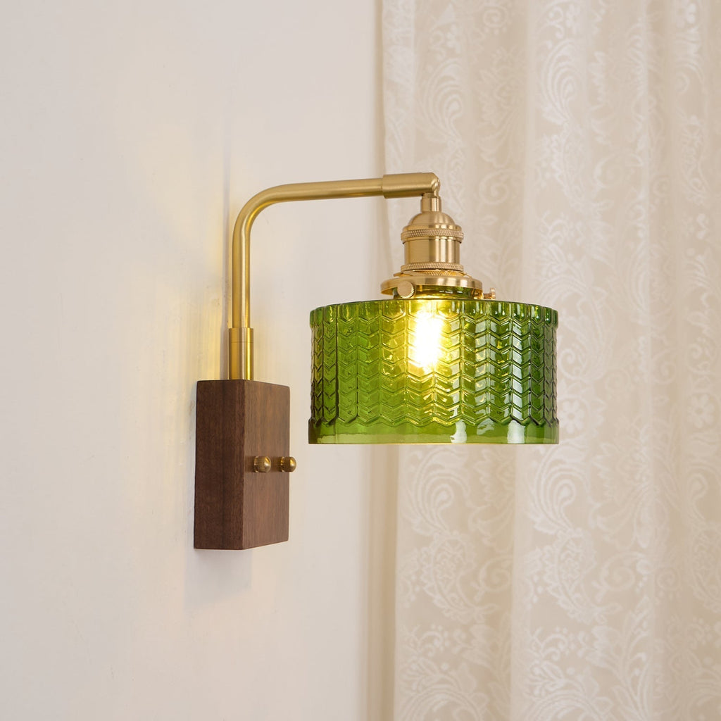 Wall Lamp with Glass Shade