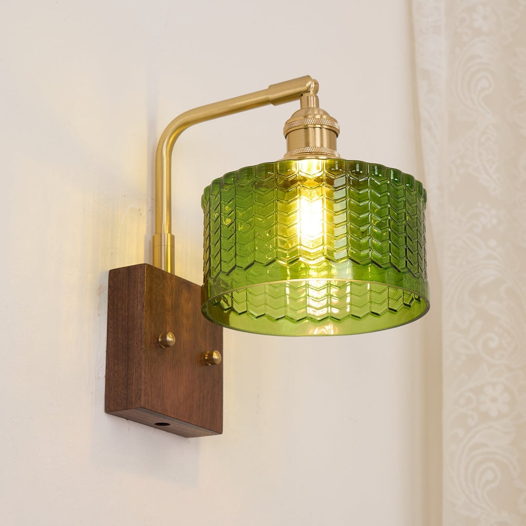 Wall Lamp with Glass Shade