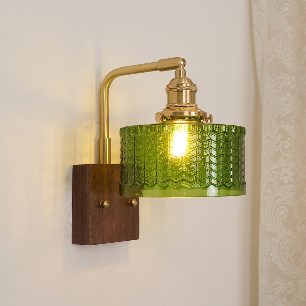 Wall Lamp with Glass Shade