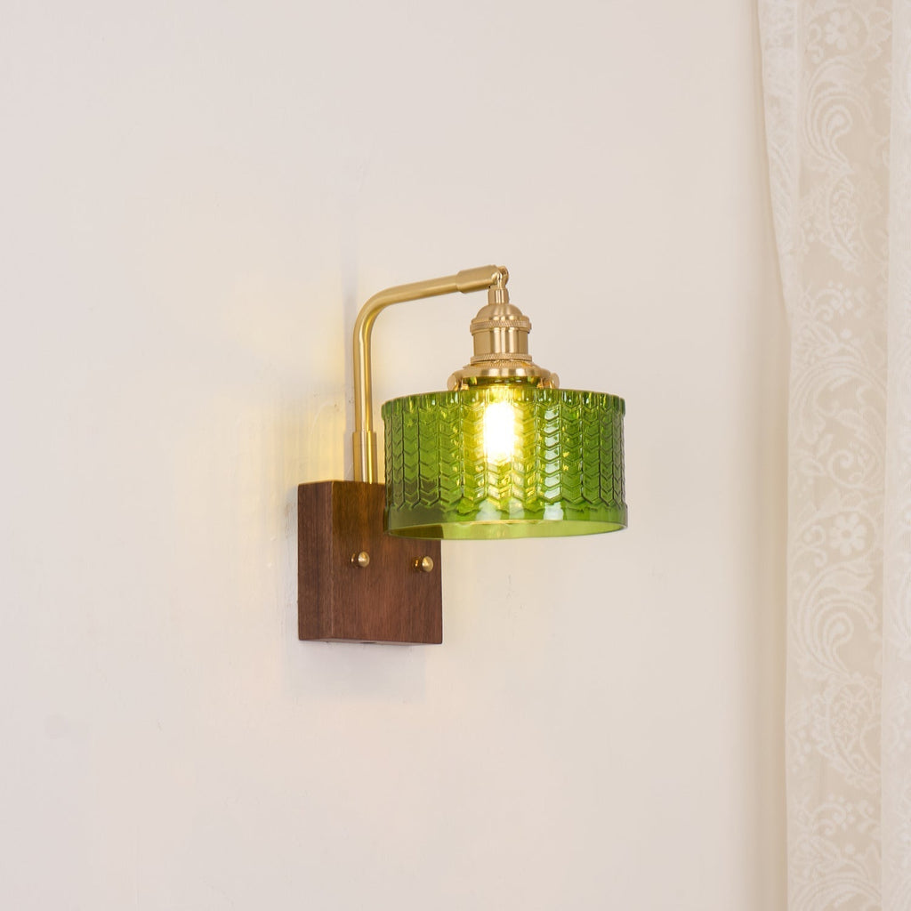 Wall Lamp with Glass Shade