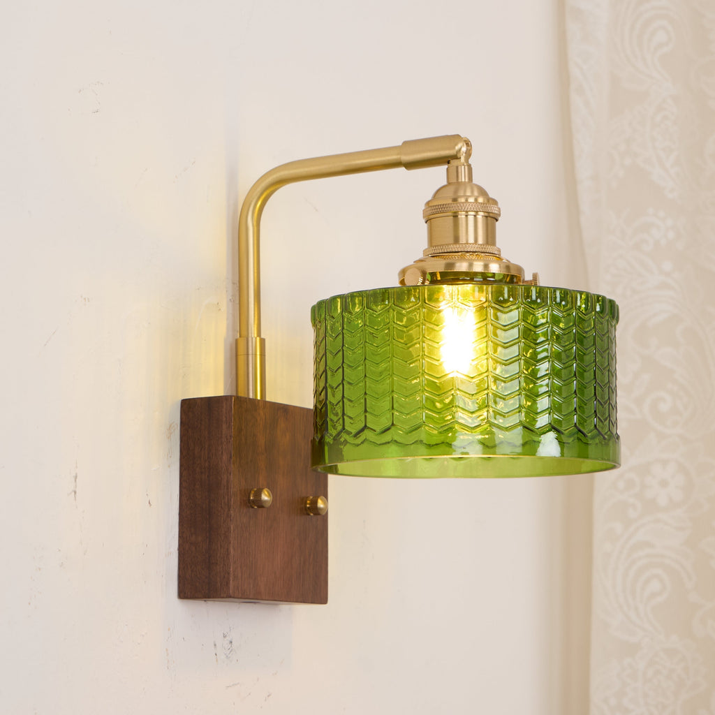 Wall Lamp with Glass Shade