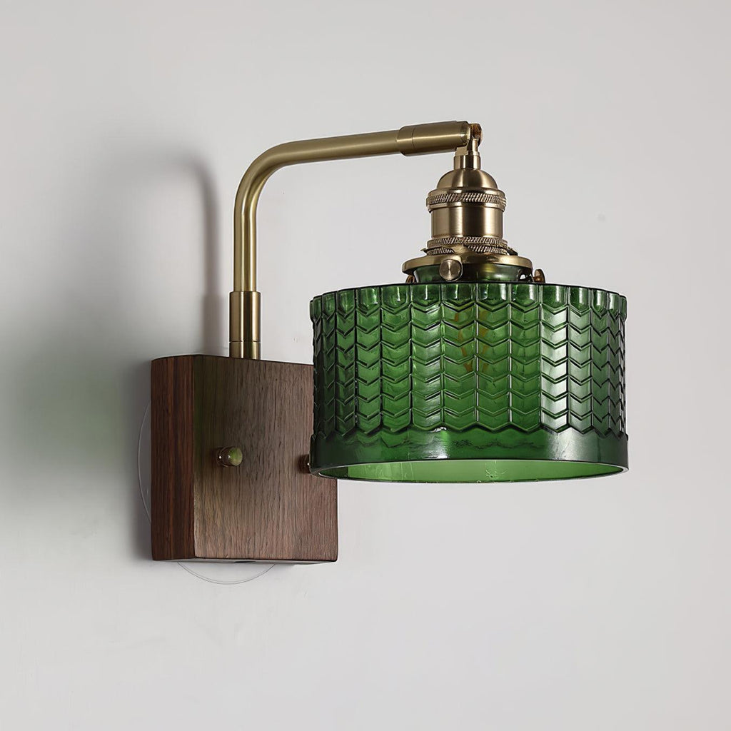 Wall Lamp with Glass Shade