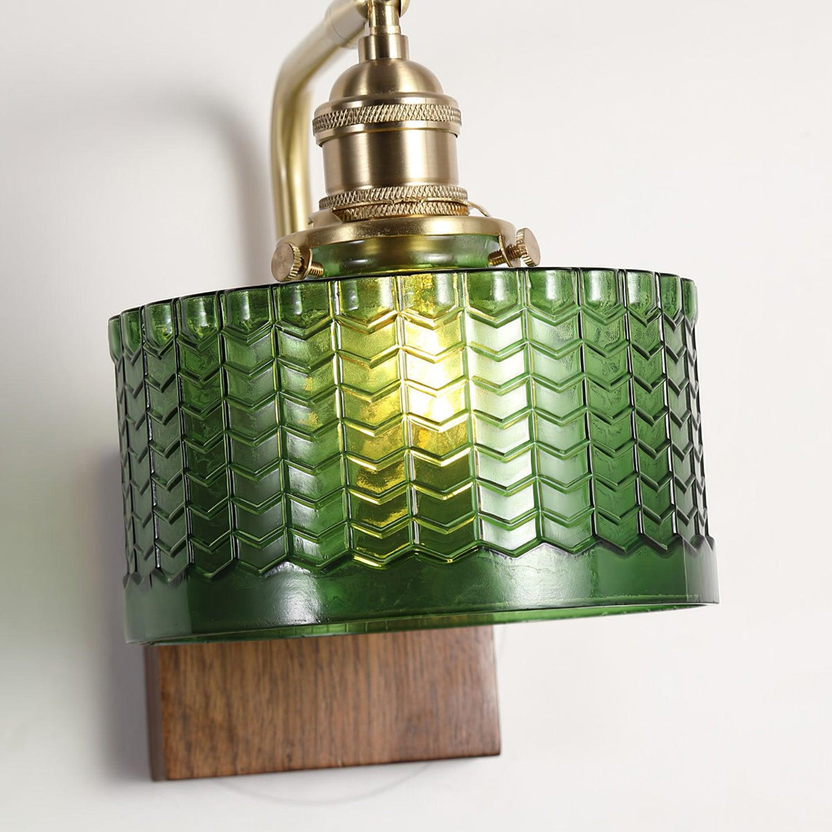 Wall Lamp with Glass Shade