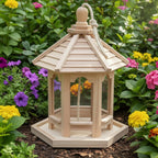 Wooden Bird Feeder