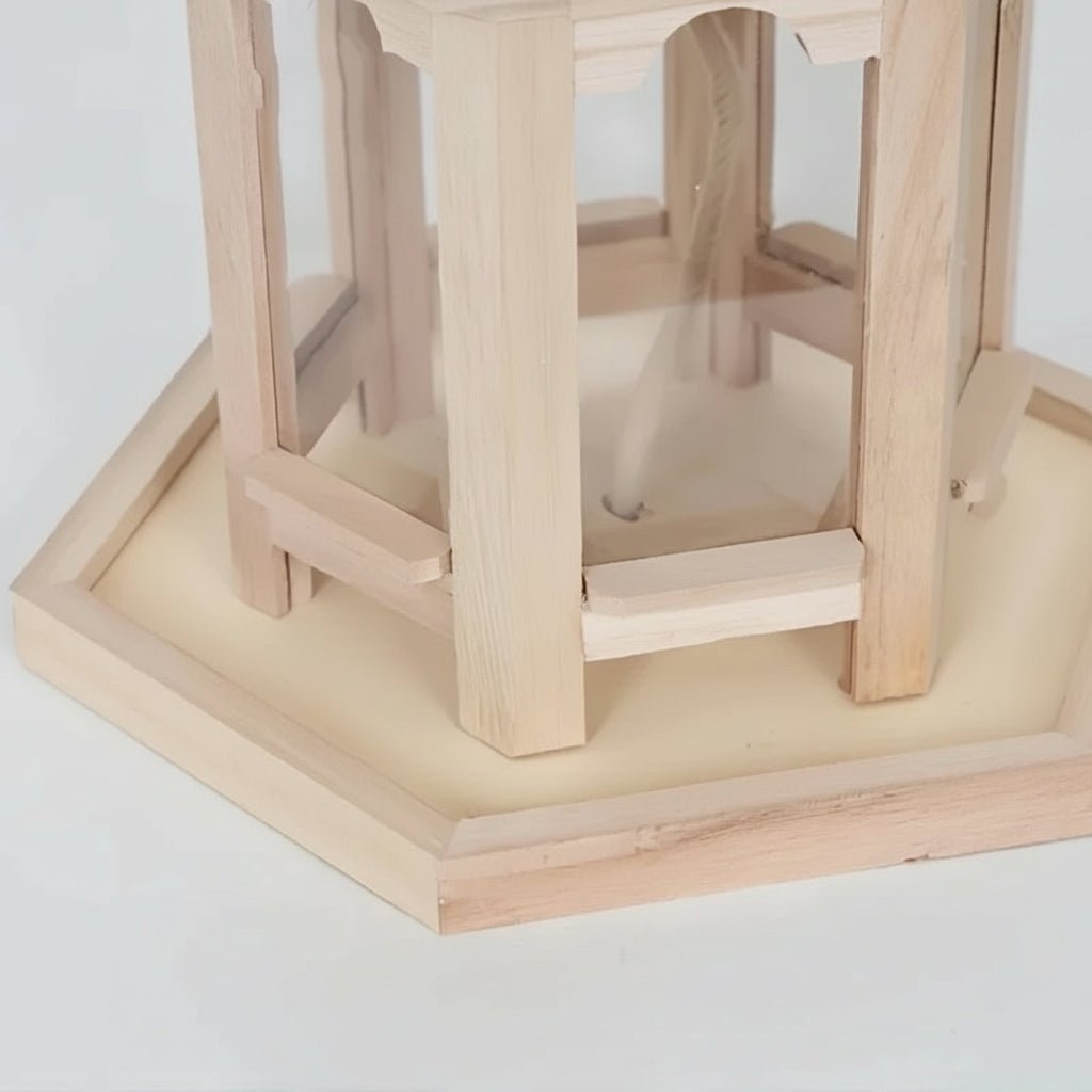 Wooden Bird Feeder