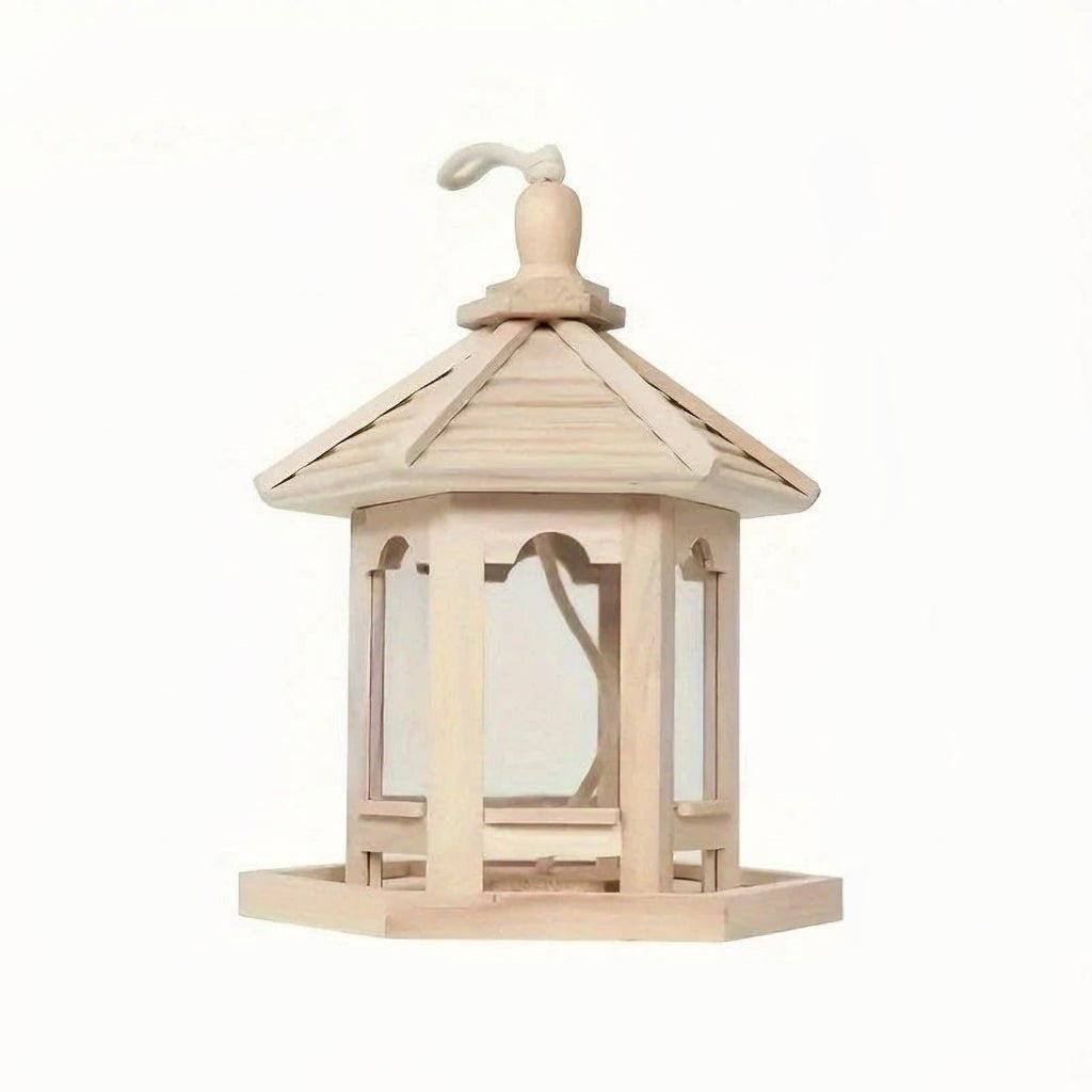 Wooden Bird Feeder