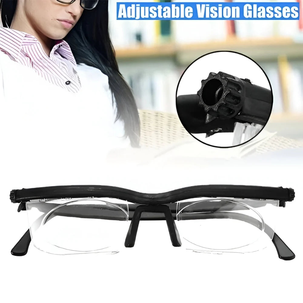 Adjustable Focus Glasses | Impact-Resistant Lenses & Lightweight Frame