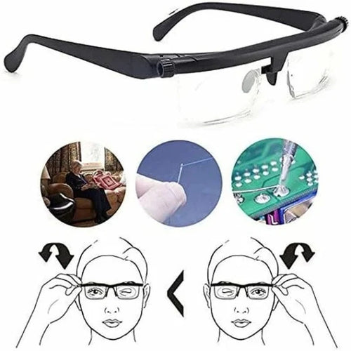 Adjustable Glasses | Custom Focus & Impact-Resistant Lenses