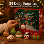 Advent Calendar | 24 Soft Squishy Bao Figures | Christmas Countdown
