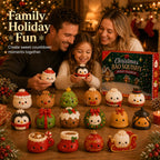 Advent Calendar | 24 Soft Squishy Bao Figures | Christmas Countdown