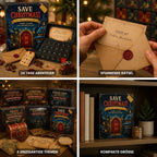 Advent Calendar | Escape Room Puzzles & 6 Mystery Themes | 24-Day Challenge