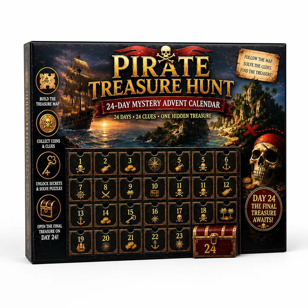 Advent Calendar | Escape Room Puzzles & 6 Mystery Themes | 24-Day Challenge