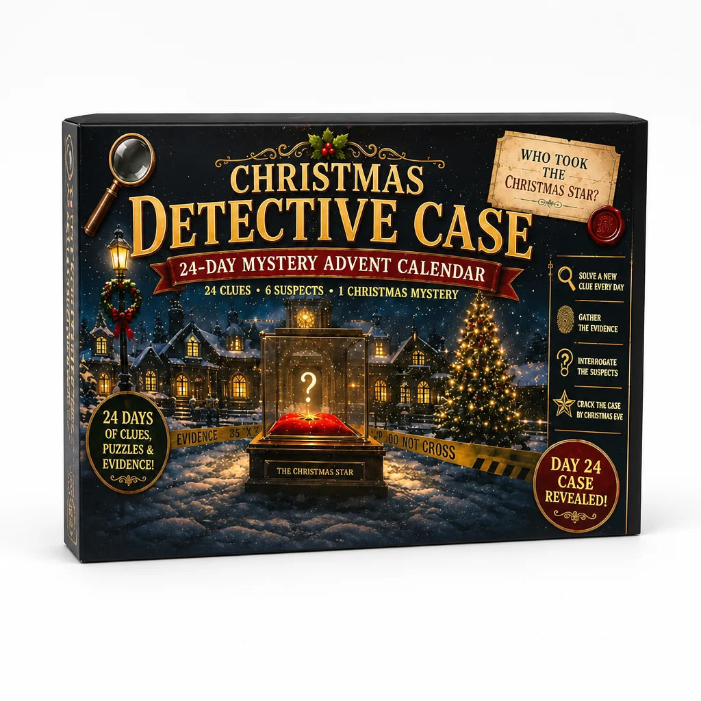 Advent Calendar | Escape Room Puzzles & 6 Mystery Themes | 24-Day Challenge