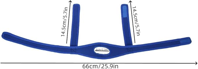 Anti-Snoring Chin Strap | Soft Neoprene & Adjustable Velcro | 54–68 cm