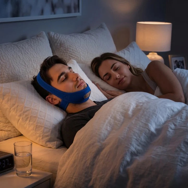 Anti-Snoring Chin Strap | Soft Neoprene & Adjustable Velcro