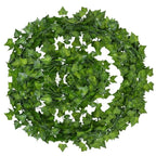Artificial Ivy Garland | Maintenance-Free Indoor & Outdoor Decor | Set of 12
