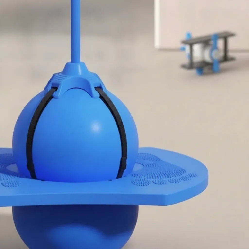Balance Hopping Ball | Non-Slip Platform & Height-Adjustable Handle | Supports 150 kg
