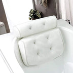 Bath Pillow | Ergonomic Neck Support & Breathable 3D Mesh | Quick-Drying.