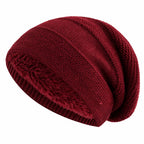 Beanie | Soft Fleece-Lined & Slouchy Knit | Unisex One Size