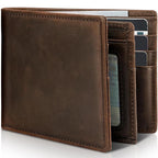 Bifold Wallet | Genuine Leather & RFID-Blocking | 13 Card Slots