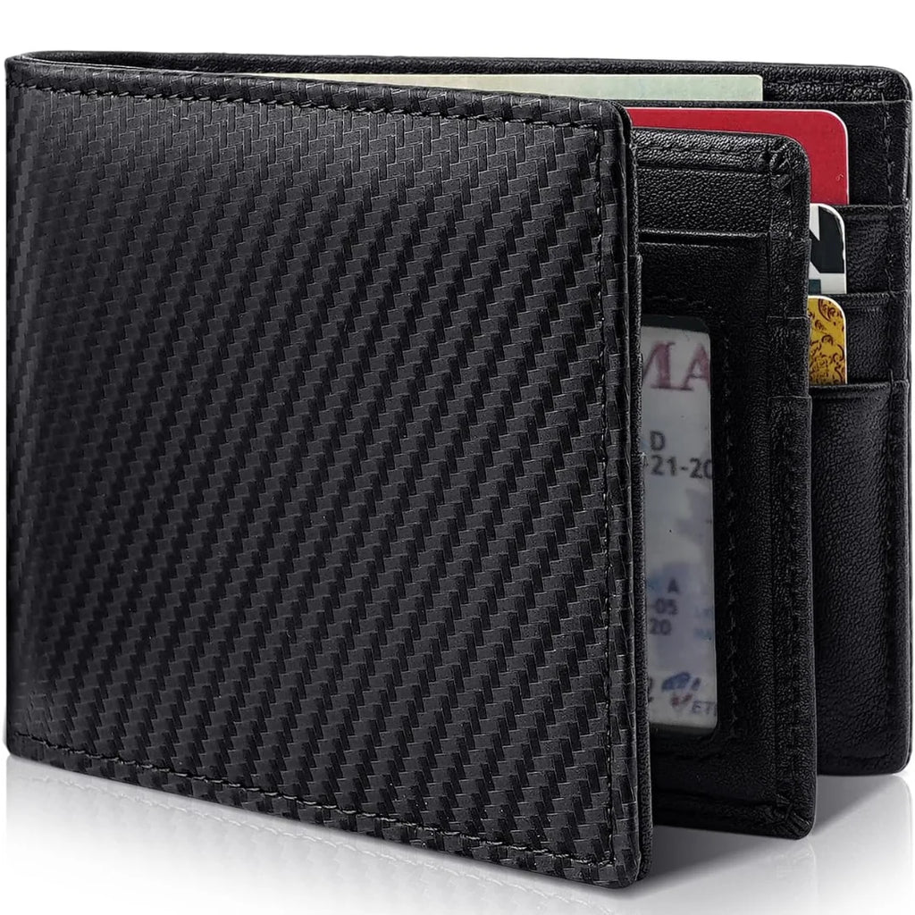 Bifold Wallet | Genuine Leather & RFID-Blocking | 13 Card Slots