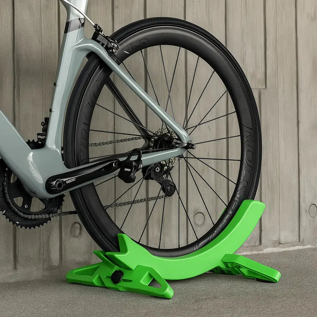 Bike Stand | Adjustable Width & Non-Slip Rubber Feet | Fits 30–80 mm Tires