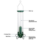Bird Feeder | Squirrel-Proof Rotating Perch & 4 Feeding Ports